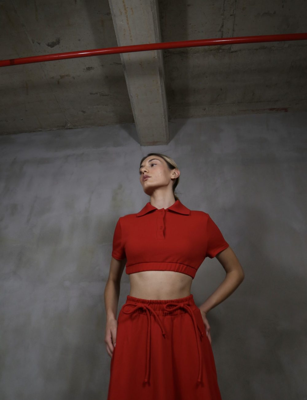 Runa Red Skirt Set - Image 5