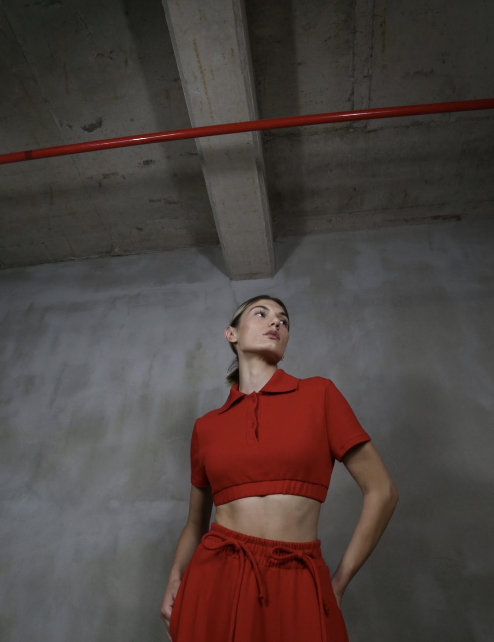 Runa Red Skirt Set - Image 7