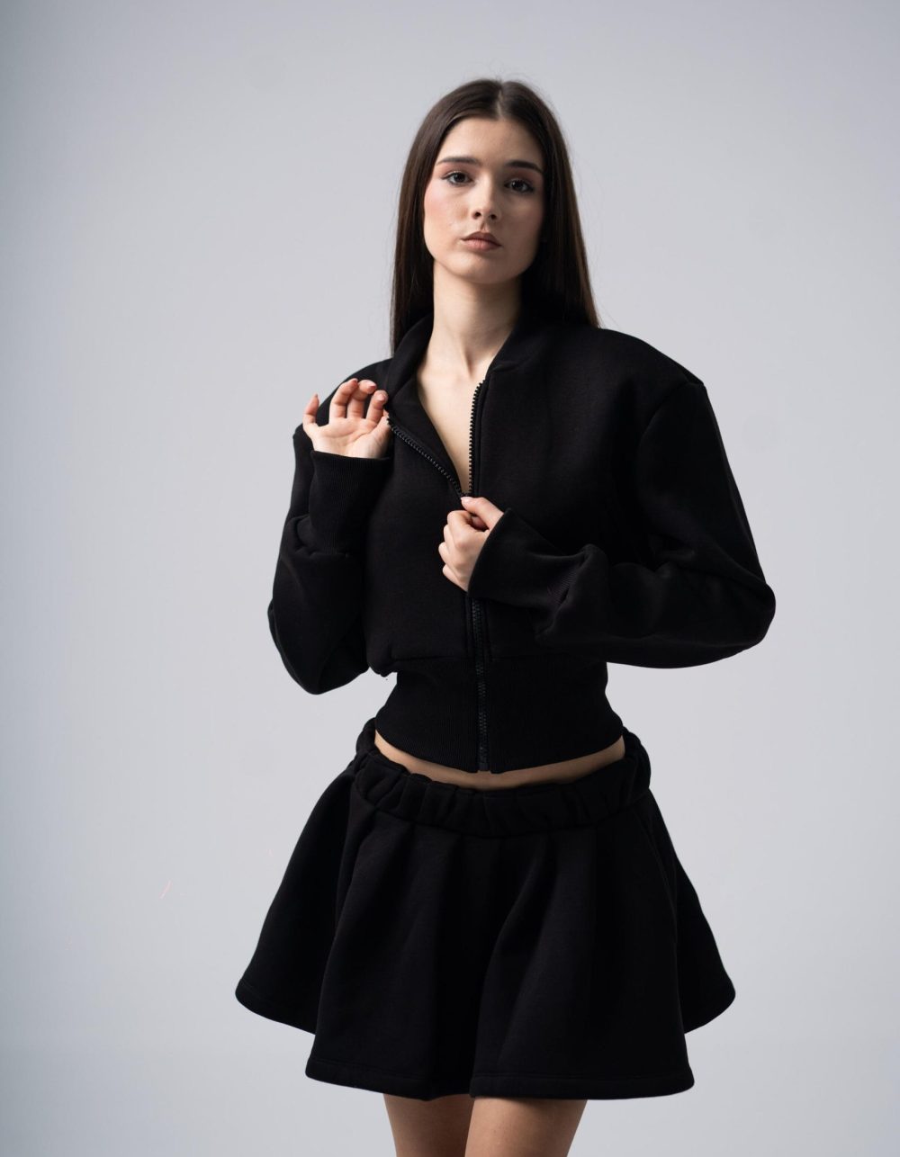 Inej Skirt Set In Black - Image 6