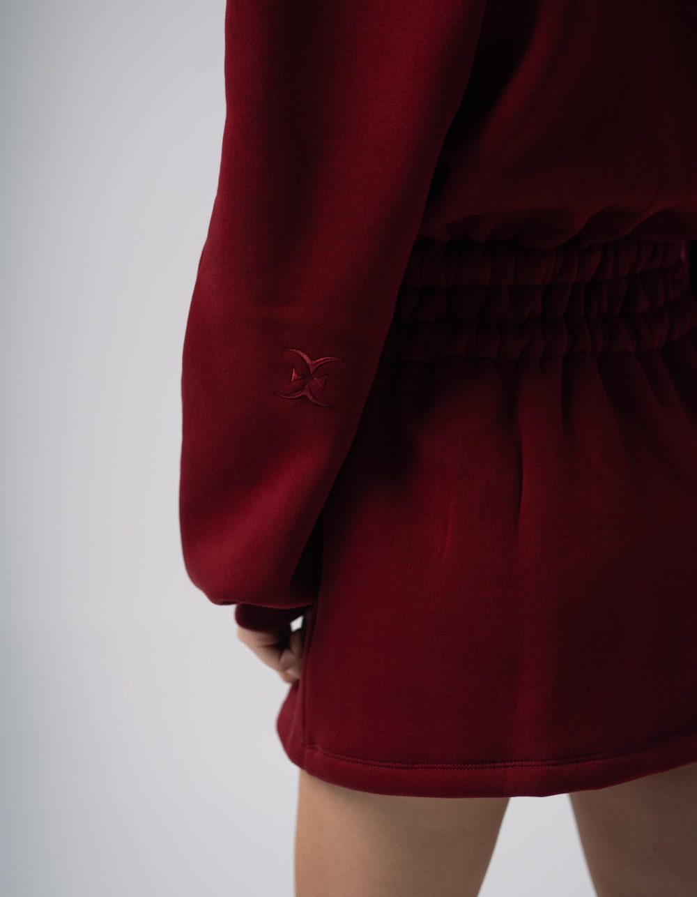 Mins Dress in Burgundy - Image 5