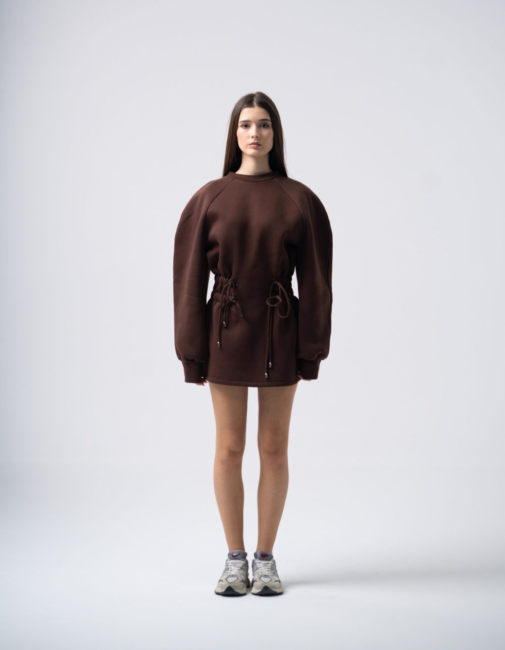 Mins Dress in Dark Brown