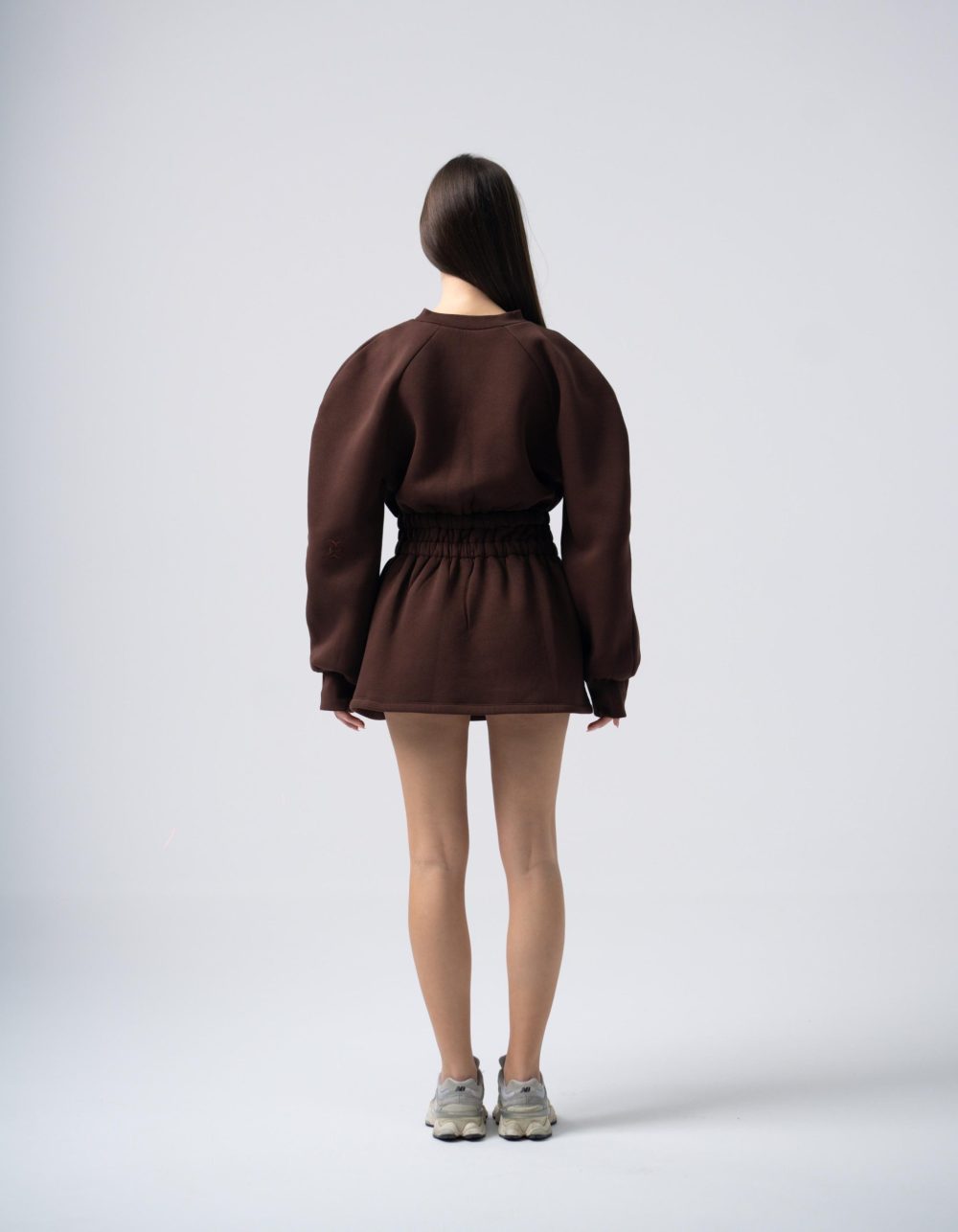 Mins Dress in Dark Brown - Image 4