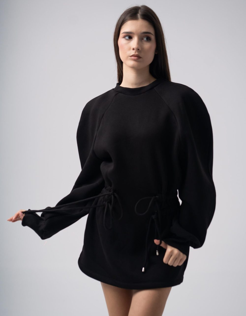 Mins Dress in Black - Image 2