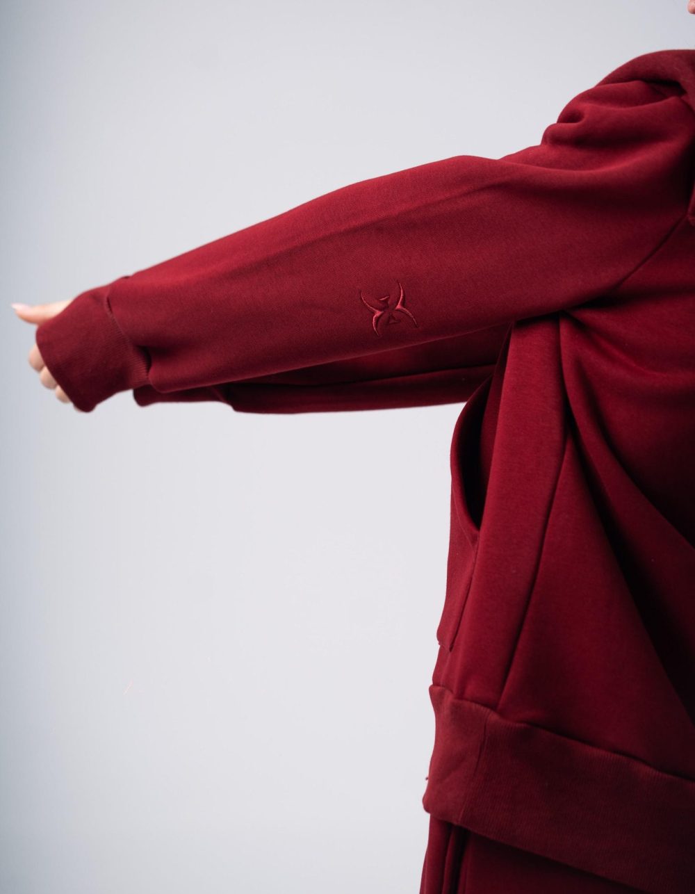 Xahari Set in Burgundy - Image 4
