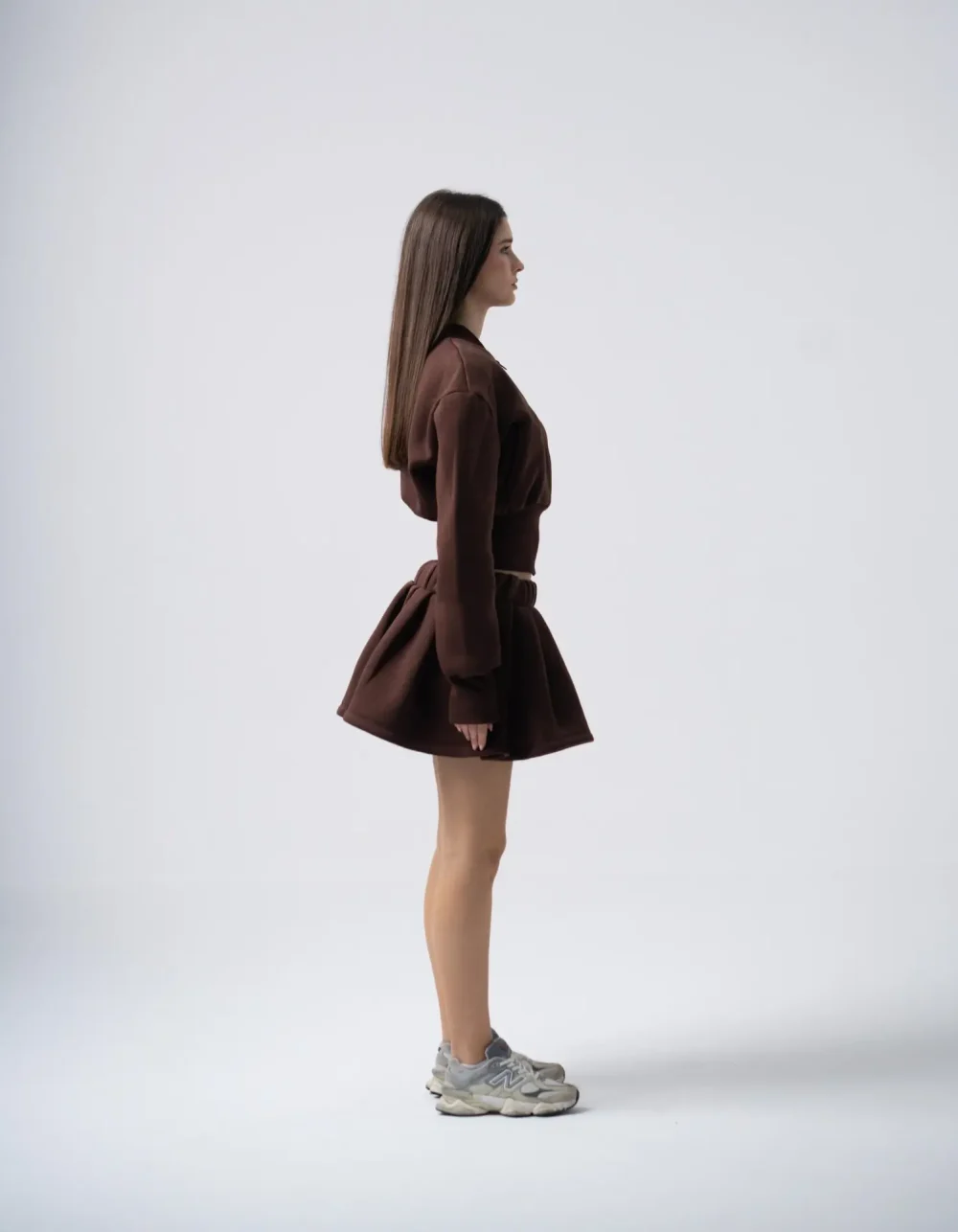 Inej Skirt Set In Brown - Image 3