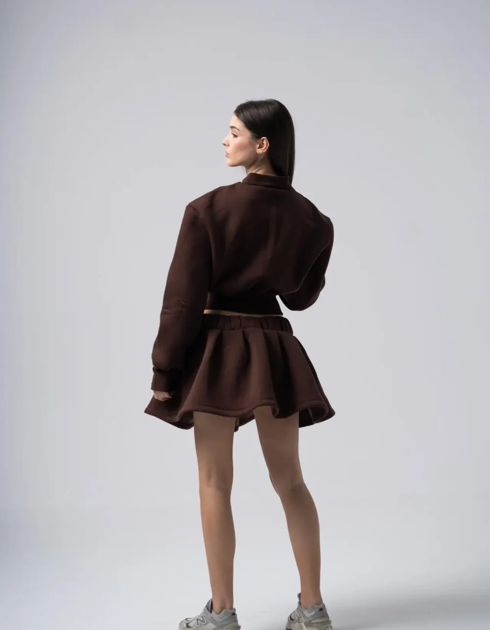 Inej Skirt Set In Brown - Image 6