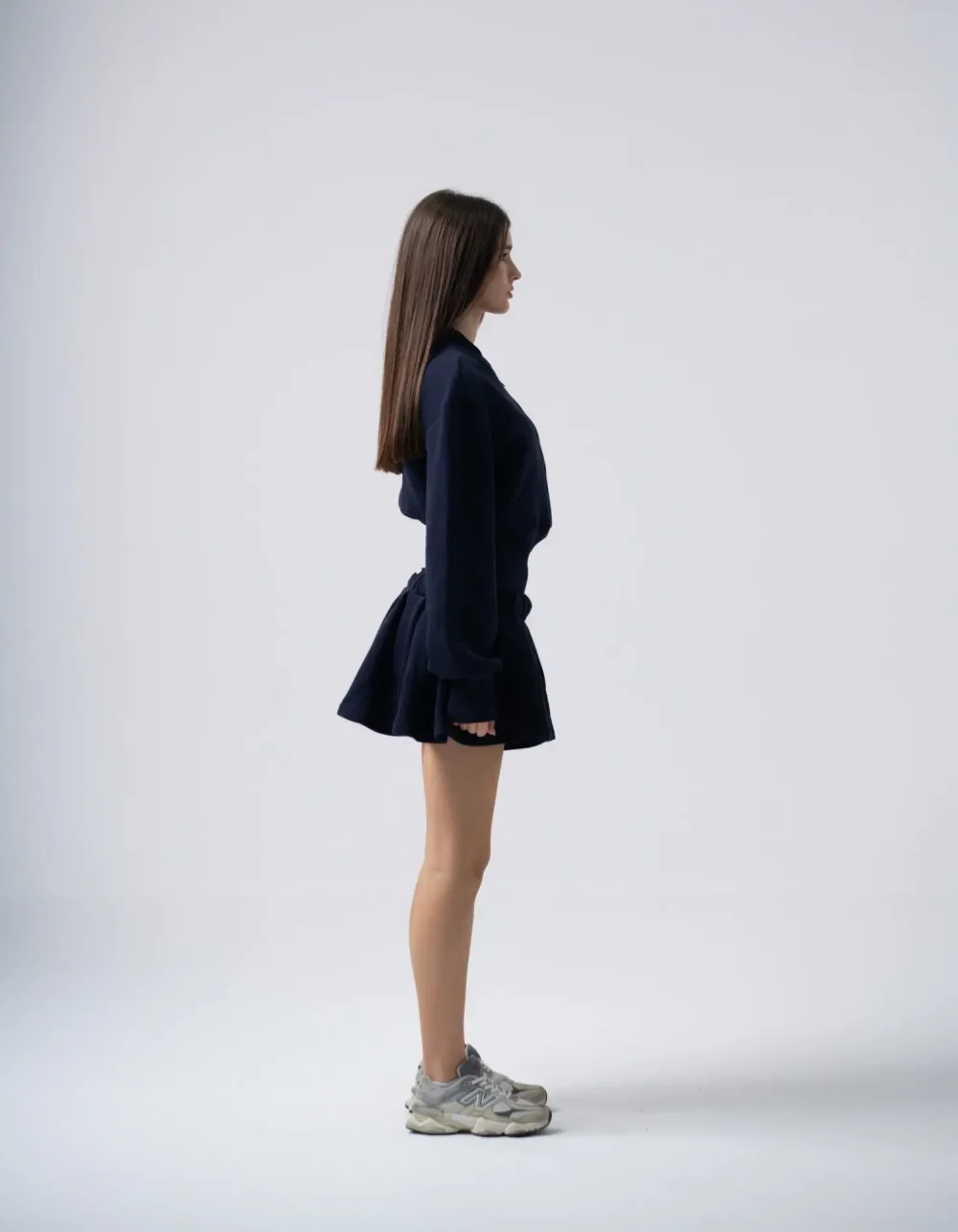 Inej Skirt Set In Dark Blue - Image 3