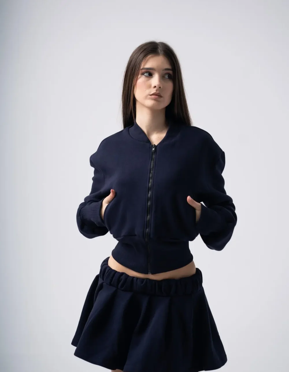Inej Skirt Set In Dark Blue - Image 5