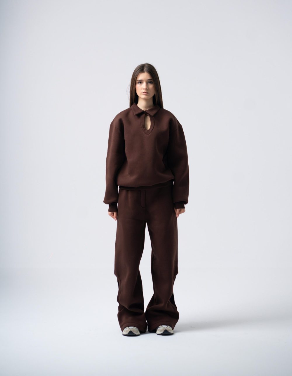 Eclips Pants Set in Brown