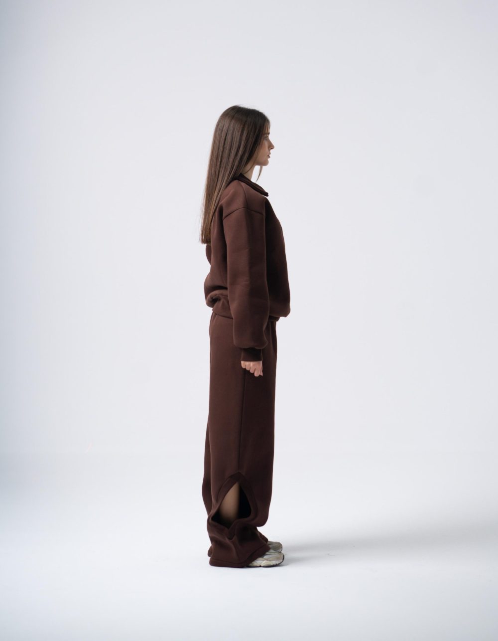 Eclips Pants Set in Brown - Image 3