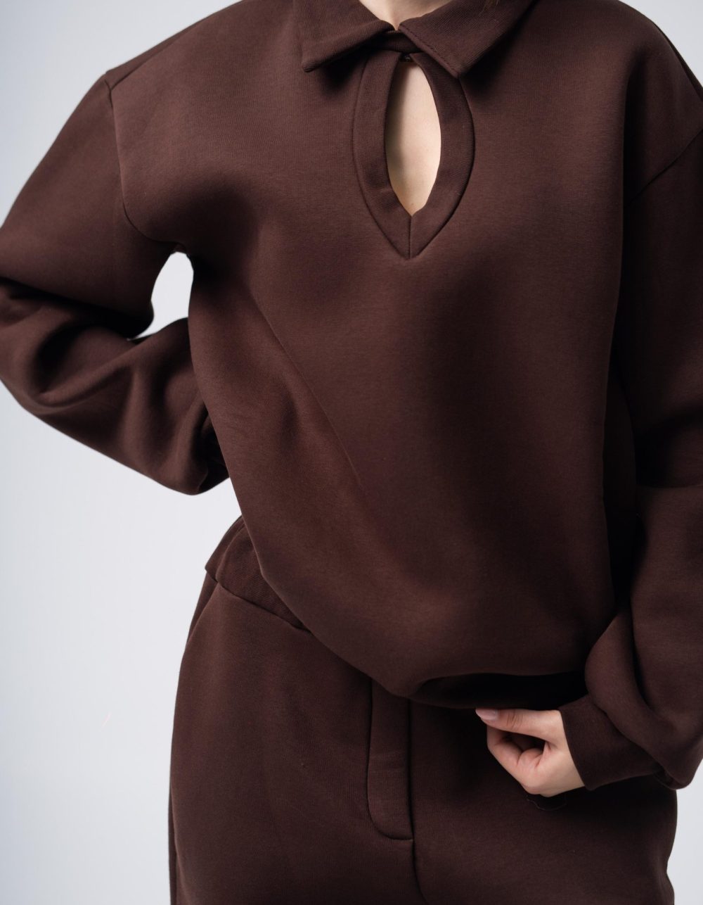 Eclips Pants Set in Brown - Image 5