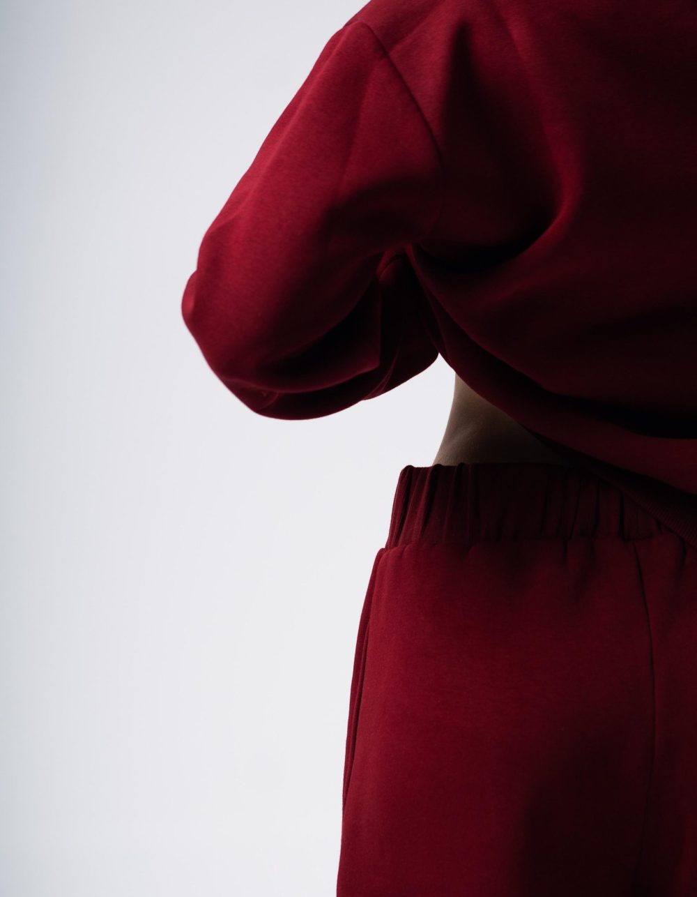 Eclips Pants Set in Burgundy - Image 4