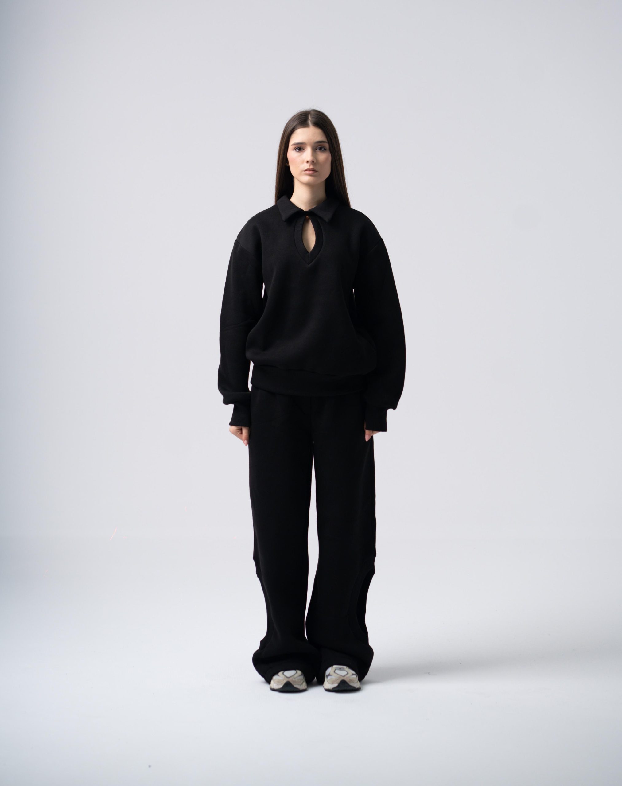 Eclips Pants Set in Black