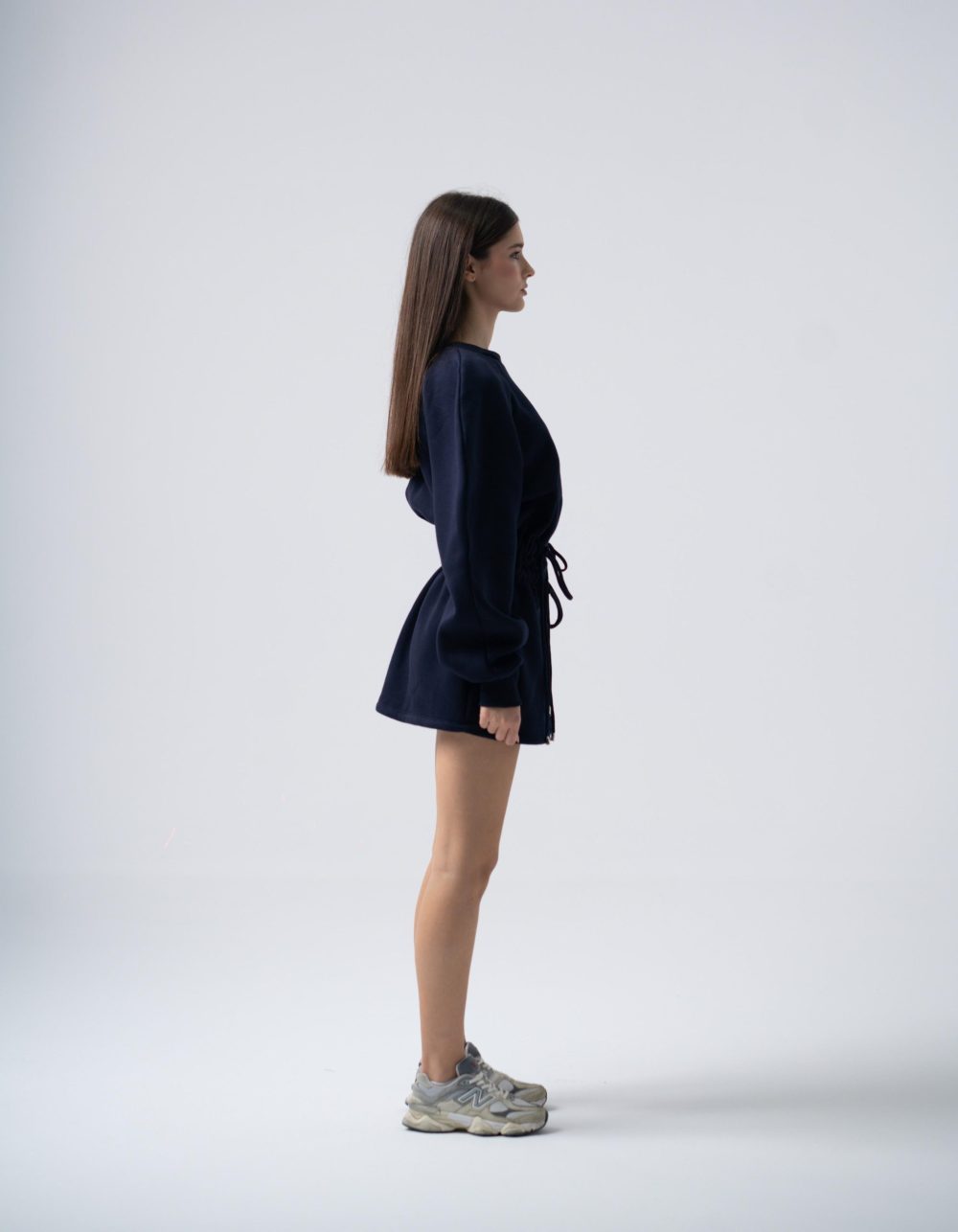 Mins Dress in Dark Blue - Image 4