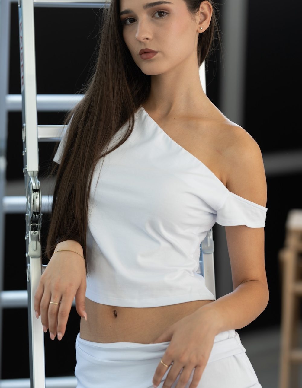 Nia Skirt Set in White - Image 6