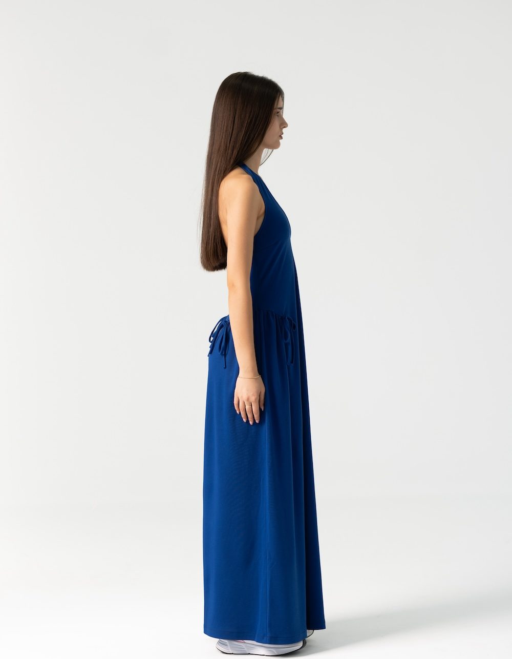 Ame Long Maxi Dress in Royal Blue - Image 2