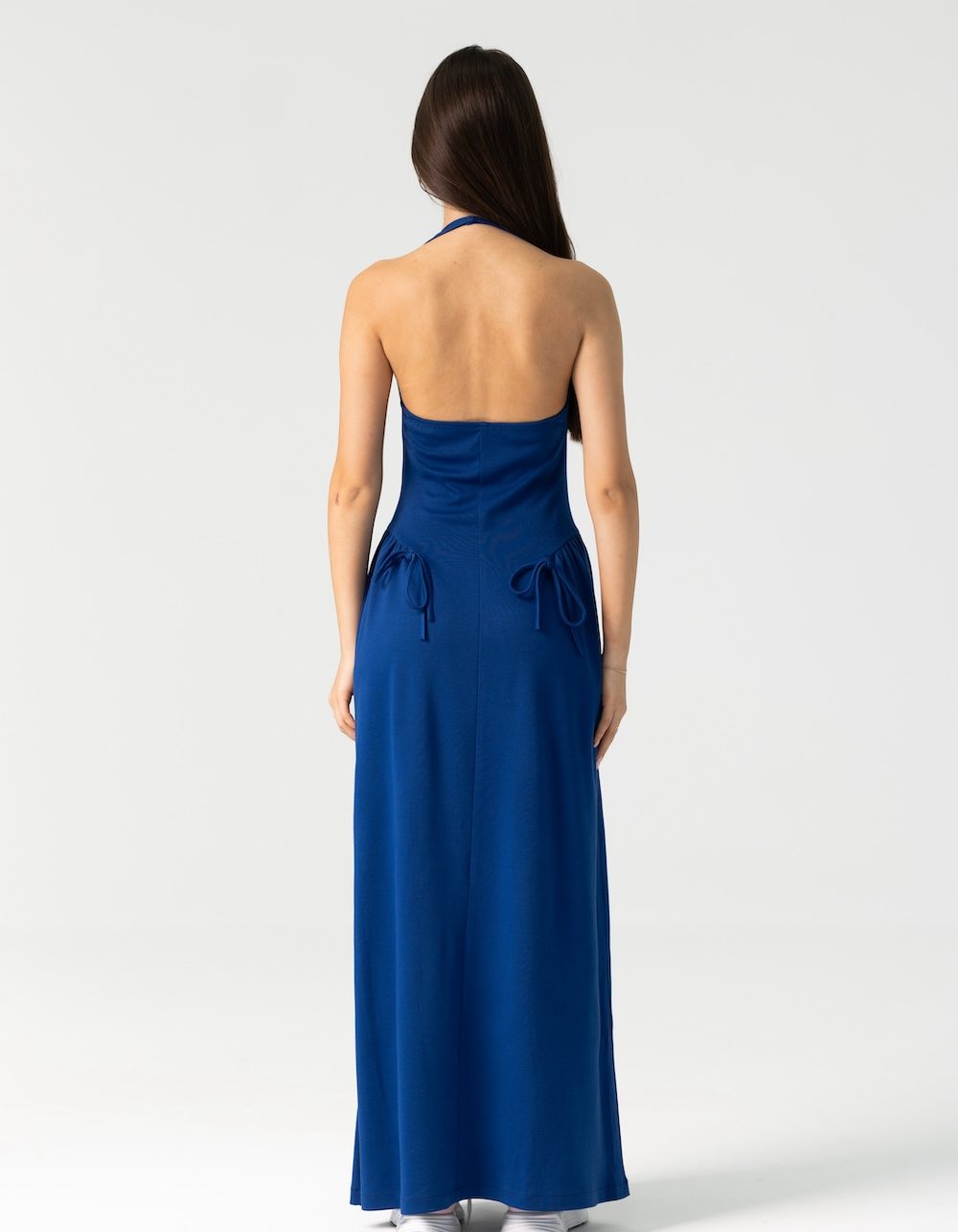 Ame Long Maxi Dress in Royal Blue - Image 3