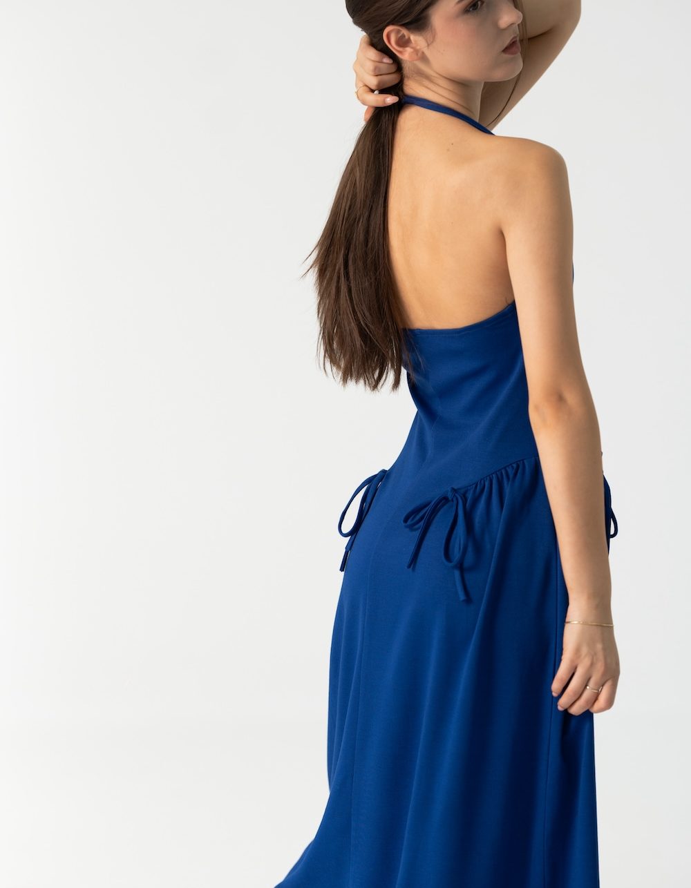 Ame Long Maxi Dress in Royal Blue - Image 5