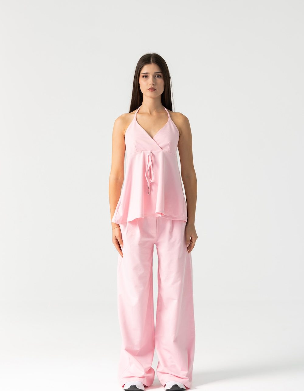 Lily Pants Set in Pastel Pink