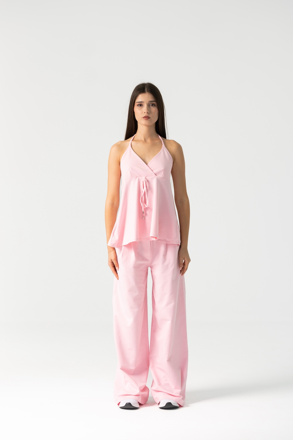 Lily Pants Set in Pastel Pink