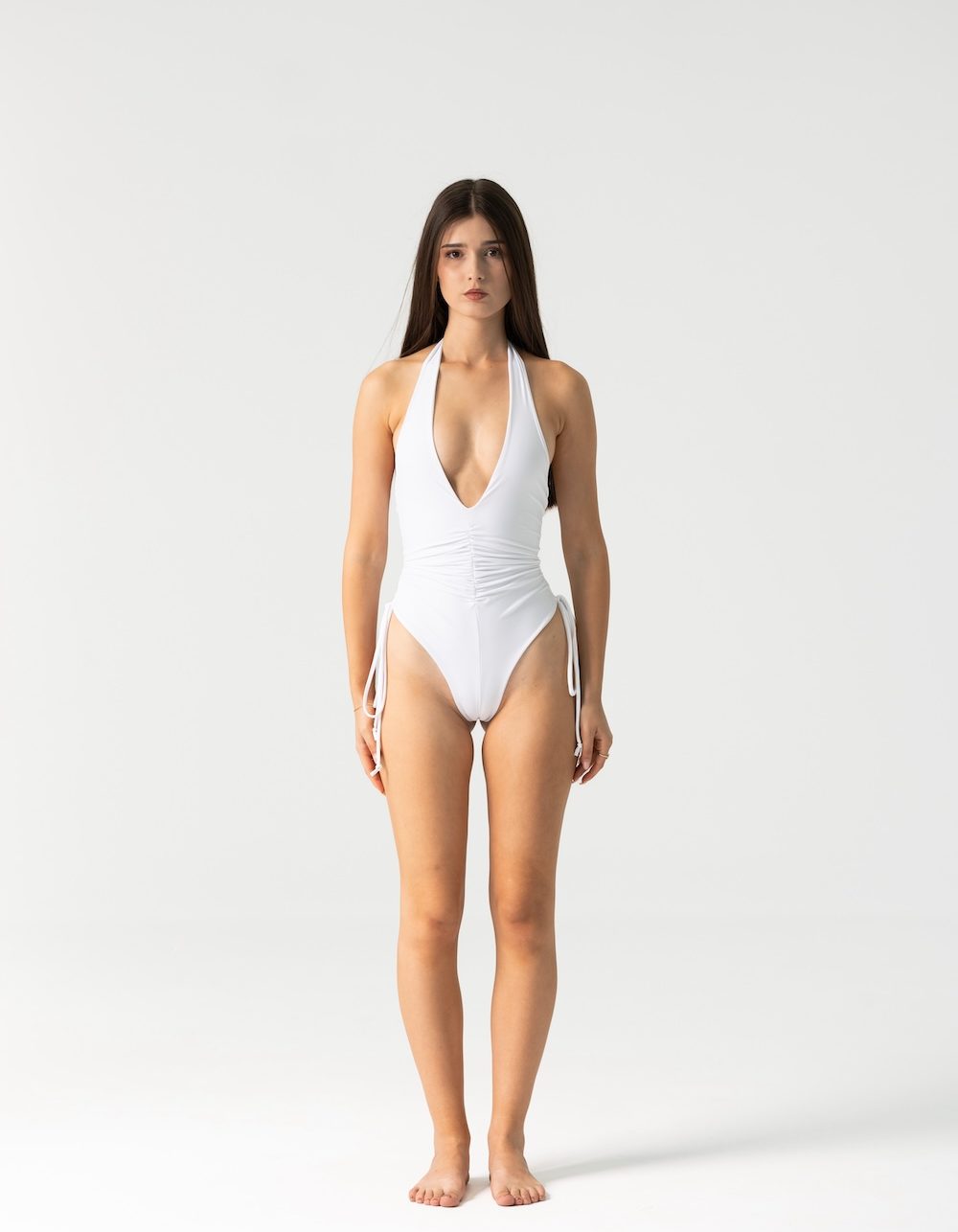 Mahalo One Piece Swimwear in White