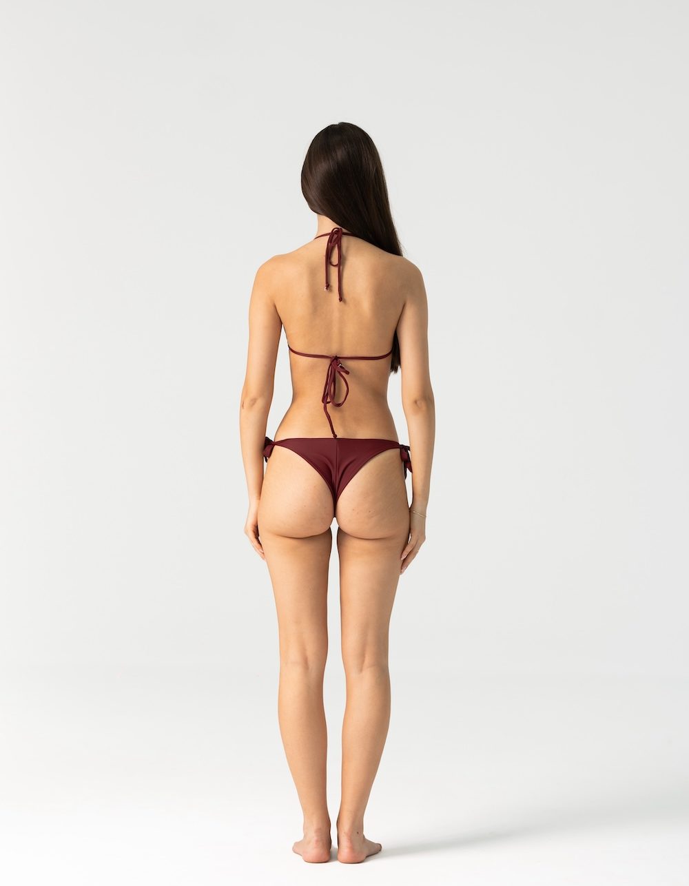 Zalea Bikini Set in Burgundy - Image 3